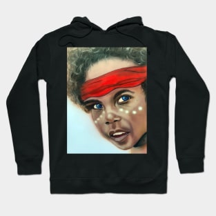 Australian indigenous child Red bandanna Hoodie